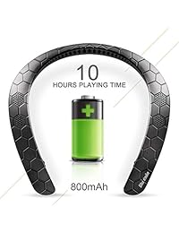 Altavoz inalámbrico portátil, Bluenin con correa para el cuello, altavoz Bluetooth, portátil para uso personal, escuchar música, ver TV, teatro, calidad de sonido 3D, manos libres llamadas de teléfono