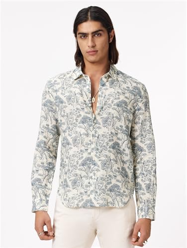 John Varvatos Luca Shirt Ivory S