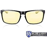 GUNNAR Gaming and Computer Eyewear /Intercept, Amber Tint - Patented Lens, Reduce Digital Eye Strain, Block 65% of Harmful Blue Light