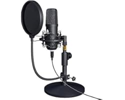 USB Microphone Kit 192KHZ/24BIT MAONO AU-A04T PC Condenser Podcast Streaming Cardioid Mic Plug & Play for Computer, YouTube,