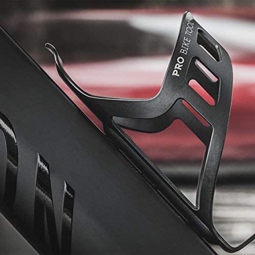 Bike Water Bottle Holder, Black or White Gloss, Secure Retention