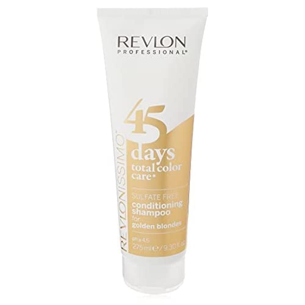 Revlon Professional Revlonissimo 45 Days Golden Blonde 2 in 1 Shampoo & Conditioner 275 ml Pack of 1)