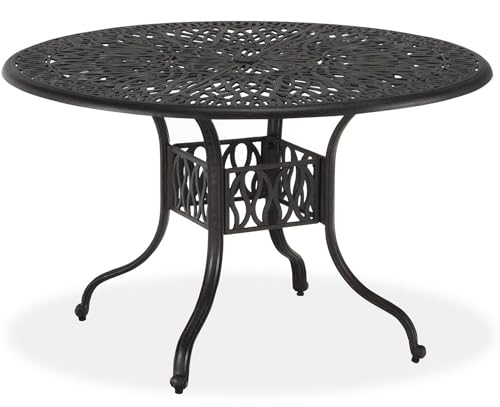 Homestyles Capri Outdoor Dining Table, Capri, Charcoal