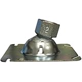 Morris Products Swivel Pendant, Mallable Square Fixture Hanger â€“ Fits 3/4-inch Conduit, 4â€ Square Electrical Boxes â€“ for Sloped Ceilings, Light Fixtures, Cameras, Exit Signs â€“ Pivot Ball
