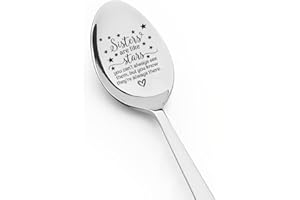 Spoon Gifts for Big Little Sister Birthday Gift from Brother Sister Bestie Mothers Day Graduation Christmas Gifts for Sister 