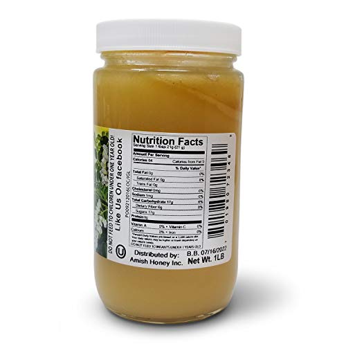 Goshen Honey Amish Extremely Raw STRAWBERRY Blossom Honey 100 Natural