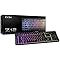 EVGA Z12 RGB Gaming Keyboard, RGB Backlit LED, 5 Programmable Macro Keys, Dedicated Media Keys, Water Resistant, 834-W0-12US-KR