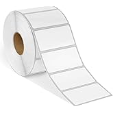 2x1 FBA Barcode Labels (2" X 1” Direct Thermal Labels) 1 Roll - 1300 labels Best use for Barcode Address Labels, Thermal Printers, Perfect Adhesive 2x1 shipping labels Water and Oil Resistant