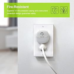 AUVON Plug-in LED Motion Sensor Night Light, Mini