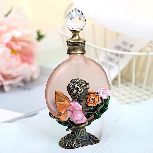 Yetaha Vintage Decorative Perfume Bottles, Fancy Crystal