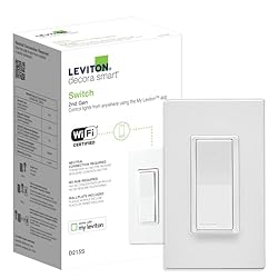 Leviton Decora Smart Switch, Wi-Fi 2nd Gen, Neutral
