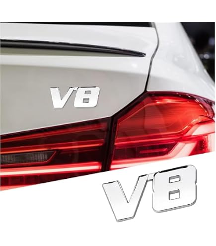 Autocollant 3D Métal Voiture Sport - Emblème Argent 17.3x2.3 Cm - Style Racing