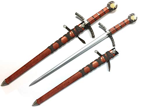 Middle Ages Broad Sword & Matching Scabbard