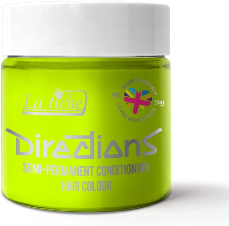 La Riche Directions Semi-Permanent Hair Color Fluorescent Lime 100ml Tub