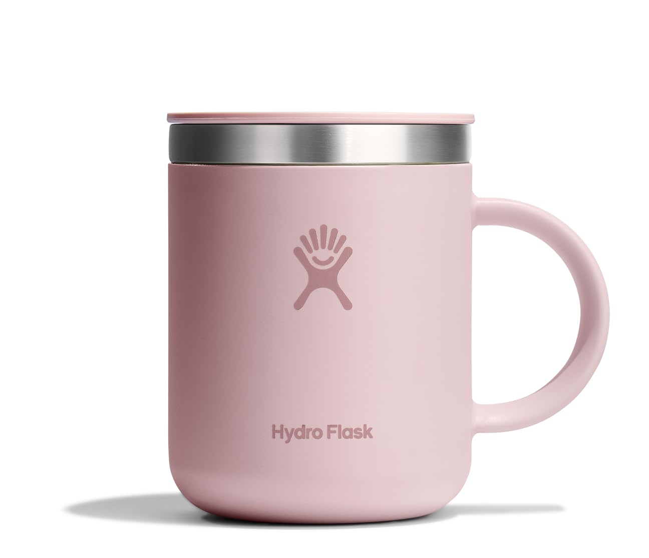 Photo 1 of ***HAS DAMAGES SCRATCHED*** Hydro Flask Coffee Mug – Insulated Stainless Steel, Non Spill, Leak Proof Travel Mug 12 Oz Trillium Pink