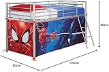 Spider-Man Midsleeper Bed Tent by HelloHome, Red, 80x190x90 cm view 8