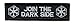 Join the Dark Side, Sith Lord Parody 1x3.75 inch Morale Patch with Hook Fastener - Multiple Colors (Black with Silver)