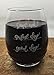 Stemless Red Wine Glass with Funny Sayings - 17 Ounce Good Day Awful Day Don't Ask! - Humorous Idea For Men, Women, Your Mom, Family and Friends On Any Special Occasion and Holidays