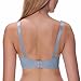 Gratlin Women's Padded Maternity Underwire Nursing Bra with Full Sling Blue 34D