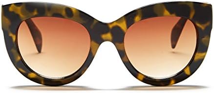 Sunny Rebel Women's Cateye Westwood Sunglasses + Pouch (Tortoise Shell, Brown)