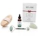 Emerald’s Jade Roller, Vitamin C 20% Face Serum, Gua Sha Massage Tool, FREE Dry Brushing Body Brush - Improves Fine Lines, Wrinkles, Age Spots, Dry Skin, Dark Under Eye Circles, Blood Circulation