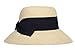 Livingston Women's Wide-Brim Plaited Straw Sunhat with Decorative Bow