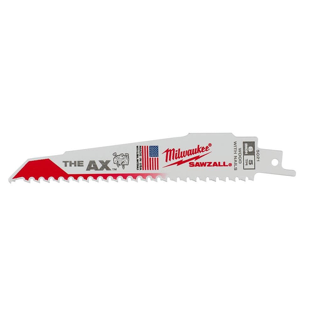 Milwaukee 48-00-8021 6 Inch Wooden Blades 25 Pieces