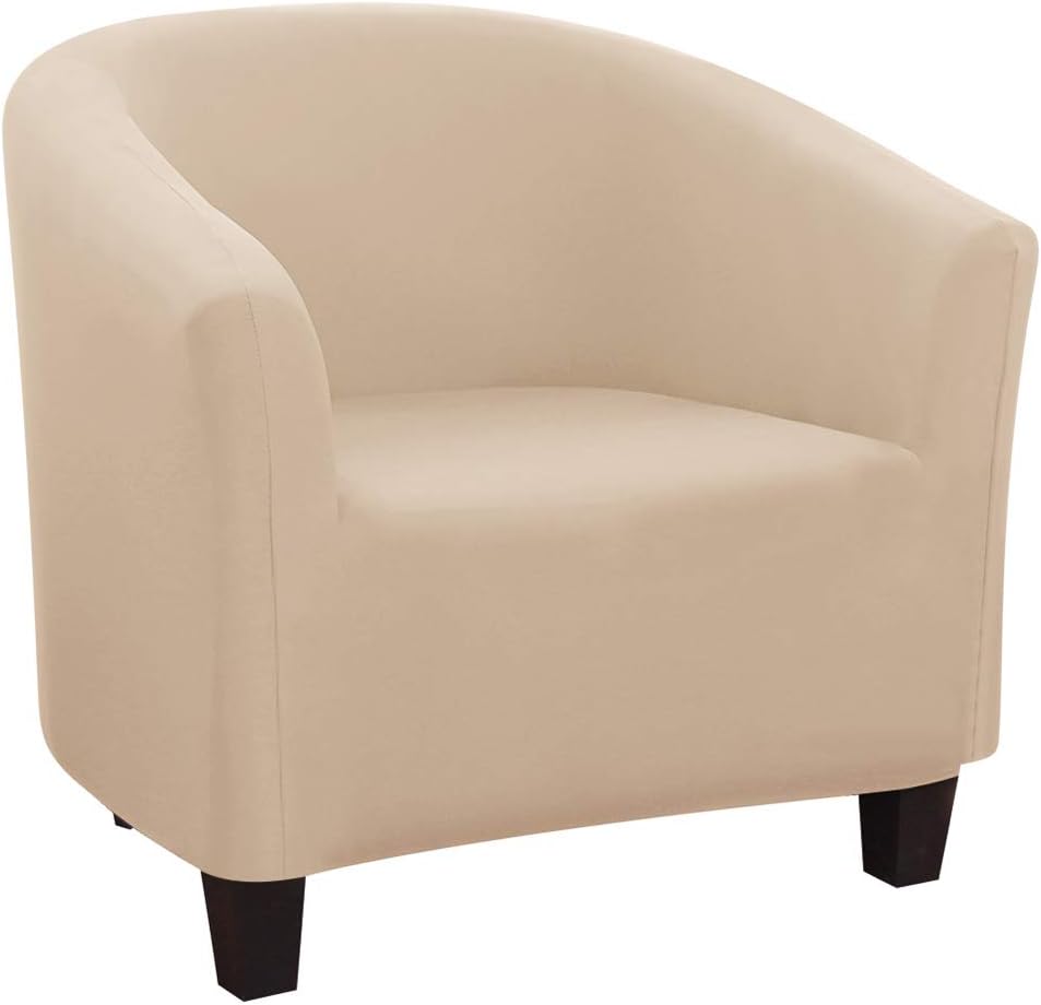 Sesselschoner Aus Dehnbarem Jacquard-Stoff - Perfekter Schutz Für Clubsessel & Loungemöbel