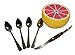 Set of 4 Grapefruit spoons, One Grapefruit Knife, and One Grapefruit Keeper
