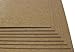 100 Sheets Chipboard 24pt (point) 8 X 10 Inches Light Weight Frame|Photo Size .024 Caliper Thickness Cardboard Craft|Packing Brown Kraft Paper Board
