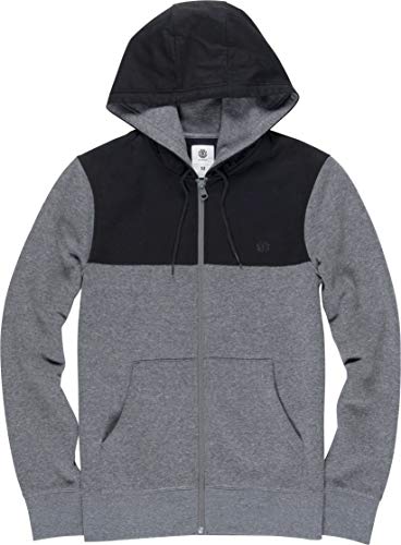 Element Men's Norman Zip Hoodie Charcoal Heather