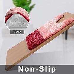 OLANLY Luxury Toilet Rugs U-Shaped 20x20, Extra