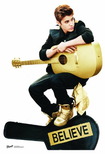 UPC 859026004024, Justin Bieber Believe with Guitar Lifesize Standup Poster