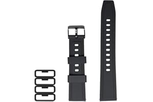 MTHGH Watch Band for Garmin Forerunner 265/255 /965/955 Smartwatch,Watch Strap for Garmin Venu 3 /Venu 2, + 4PCS Fastener Ring, Soft Silicone Replacement Wrist Band for Garmin Approach S60
