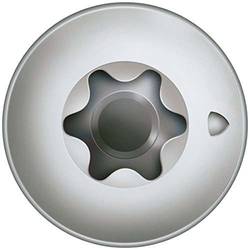 SPAX 35708000601001 Die Pfostenschraube, Zentrierkopf, T-STAR plus, CUT, Vollgewinde, Edelstahl rostfrei A1, 1.4016, (8… – Bild 3