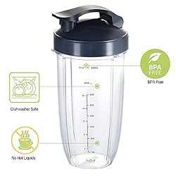 32oz Blender Cups for Nutribullet 600W&900W