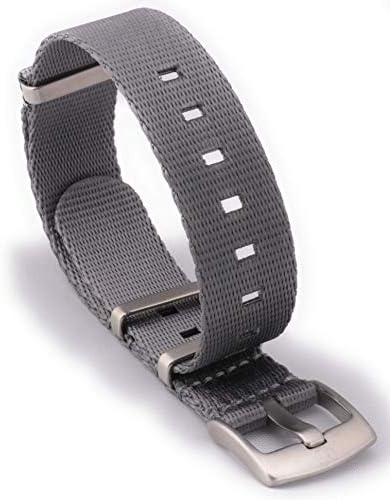 STRAPPT | The Signature NATO Strap | Premium Seatbelt Weave | Brushed Furniture | Reinforced Construction | Classic Colourways | 20mm & 22mm Watch Strap