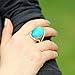 MY MOJOYAS Mojo Handmade Polished Antique Sterling Silver Plating Oval Stone Color Change Mood Ring MJ-RS022 (9)