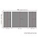 ARTLAND Hand Painted 24x48-inch 'Dream Factory' 3-Piece Gallery-Wrapped Canvas Wall Art Set