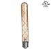 HERO-LED T9-DSGT-6W-WW22 Dimmable Gold Tint T9 E26/E27 6W Tubular Style LED Vintage Antique Filament Bulb, 60W Equivalent, Ultra Warm White 2200K (Amber Glow), UL-Listed, 4-Pack