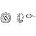 Studs Earrings Square Cz Stud Earrings  Fashion Stud Earrings for Women