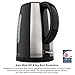 Odette Fast Boil 7 Cups (1.7 Liter) BPA-Free Black Electric Hot Water Kettle for Tea, Coffee with Auto Shut Off, Boil Dry Protection and Cool Touch