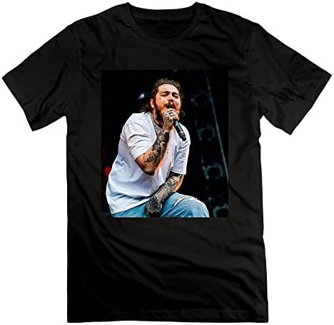 Post Malone Personalized Humor Short-Sleeved Shirt for Man Black