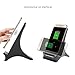 NOPNOG Fast Wireless Charger Stand 2 Coils Built-in Fan with Good Heat Dissipation for iPhone8 iPhone X Samsung Galaxy S8, S8 plus, S7, S7 Edge and All QI-Enabled Devices (Adapter not Included)