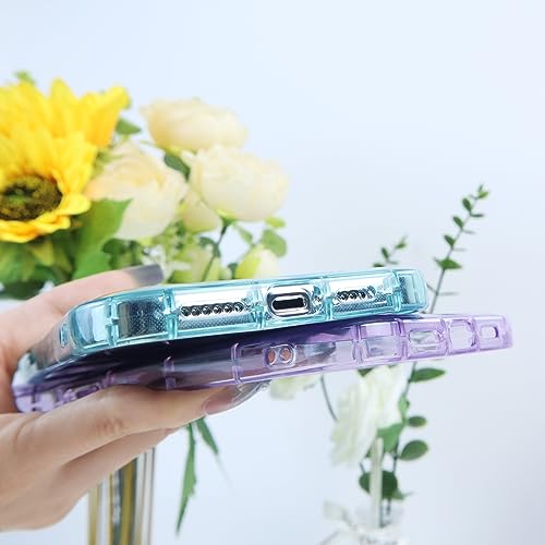 TODXARZC Water Ripple Pattern Case for iPhone 15 Pro Max Case Clear Curly Wave Frame 3D Soft TPU Shockproof Wavy Shape Phone Case for iPhone 15 Pro Max Ultra for Women Girls 6.7