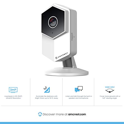 Amcrest 2K Wireless IP Camera 3MP (2304TVL) 5ghz Indoor