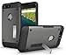 TUDIA Nexus 6P Case Ultra Tough OMNIX [Heavy Duty] Hybrid Full-Body Protective Case with Front Cover and Built-in Screen Protector/Impact Resistant Bumpers Cover for Google Nexus 6P (Metal Slate)