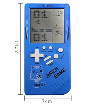 ACHICOO RETR/o Classic Childhood Tetris Handheld Game Players LCD Electronic Games Toys Game Console Riddle Educational Toys 23 Games Version