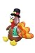 4 Foot Tall Happy Thanksgiving Inflatable Turkey with Pilgrim Hat Perfect Thanksgiving Autumn LED Lights Decor Outdoor Indoor Holiday Decorations, Blow up Lighted Yard Lawn Decor Home Family Outside