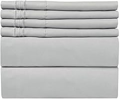 CGK Unlimited Extra Deep Pocket Sheets - 7 Piece Sheet Set - Split King Size Sheets Deep Pocket - Extra Deep Bed Sheets...